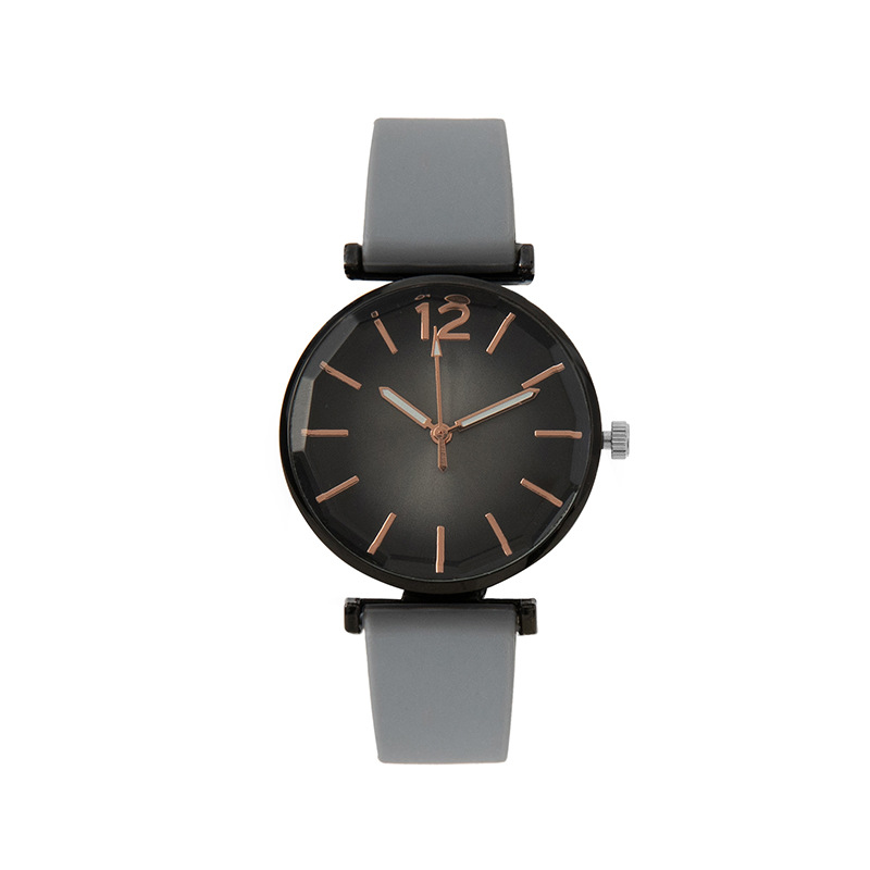 Picture of Foreign trade hot ladies watch fashion simple temperament digital scale women's watch silicone tape quartz watch wholesale