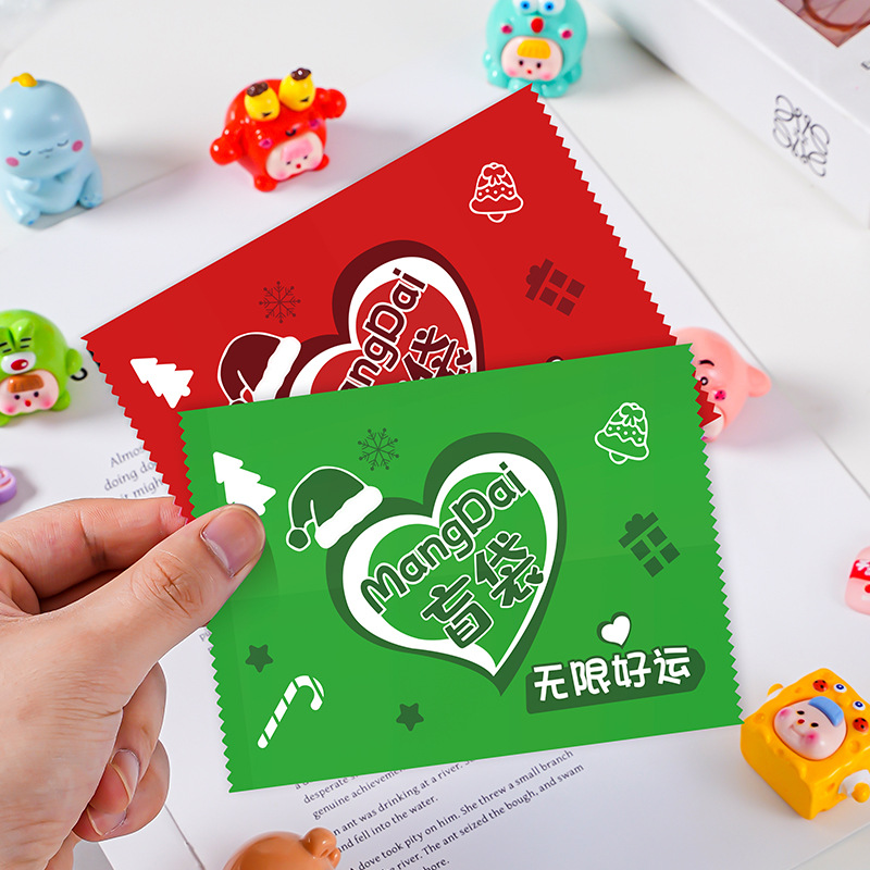 in stock Blind Bag Empty Packaging Bag Microminiature Food Play Internet Red Turtle Pair Touch Toy KO Tide Play Christmas Blind Bag Bag