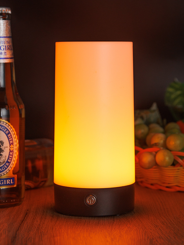 LED charging bar table lamp, clear bar service script light, decoration atmosphere night light, creative barbecue light, table number light