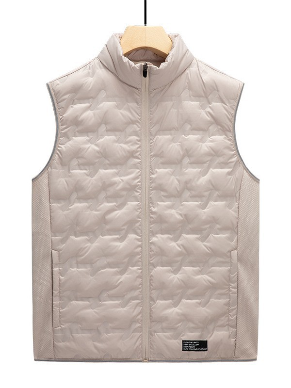 Large Size Lightweight down Vest, Custom-Made Sleeveless Vest, Anti-Run down Outer Wear, Can Be Worn Inside, Custom-Made Warm down Vest