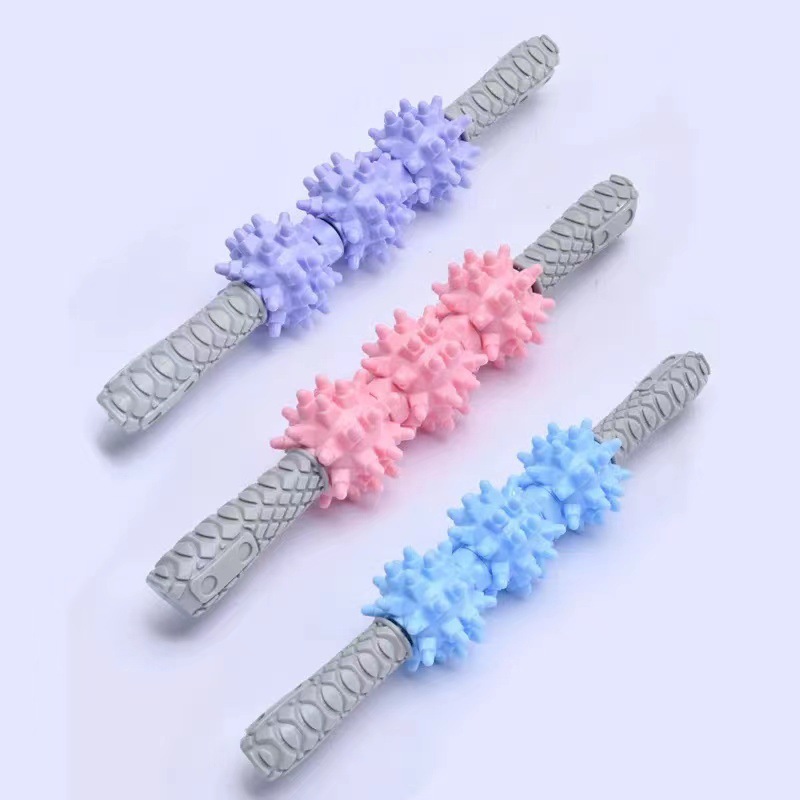 mace massage stick roller children's muscle relaxation thin calf foam shaft fascia wheel yoga stab ball massager