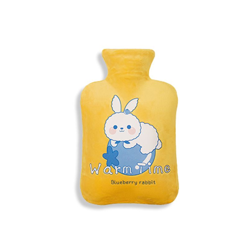 Picture of Winter new water injection hot water bag thickened hot compress cartoon hand warmer plush set cute explosion-proof warm water bag wholesale