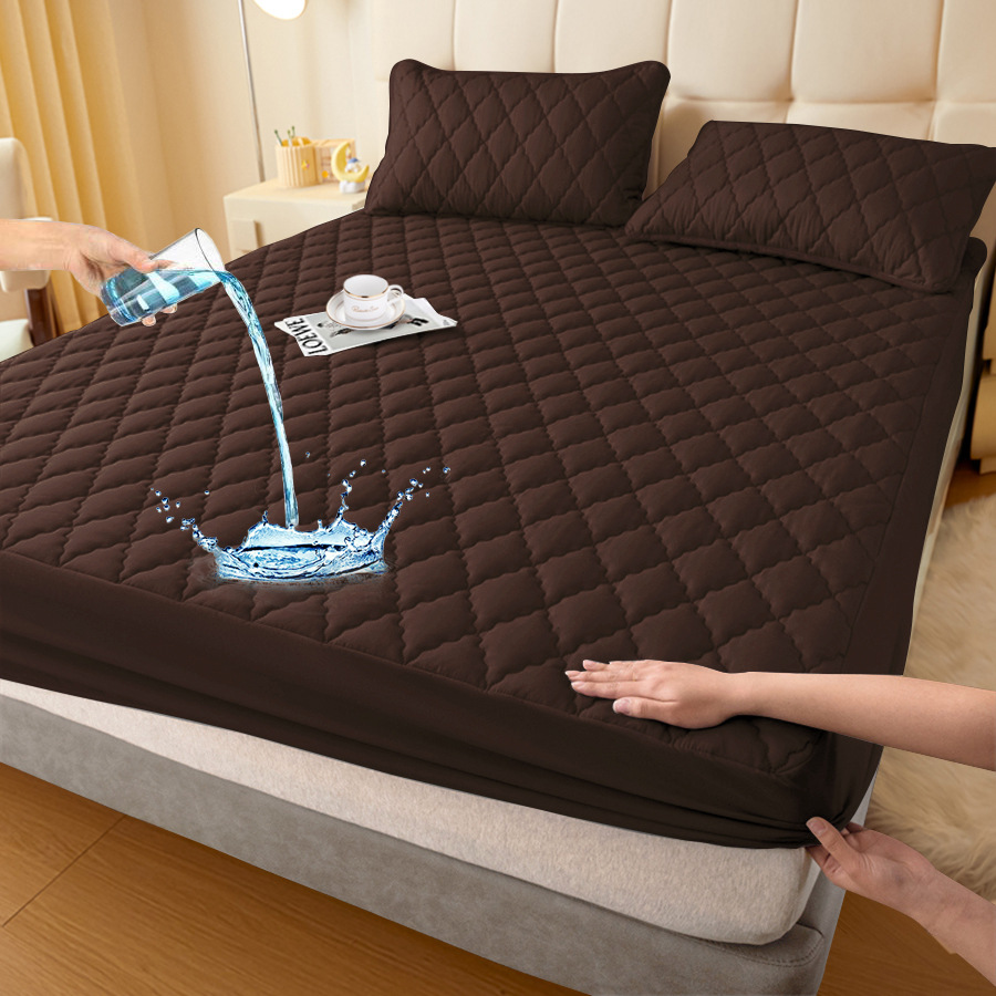 Picture of African Europe North America Japan Asia Temu Export Amazon Cross-Border Waterproof Fitted Sheet Urine Barrier Mattress Protector