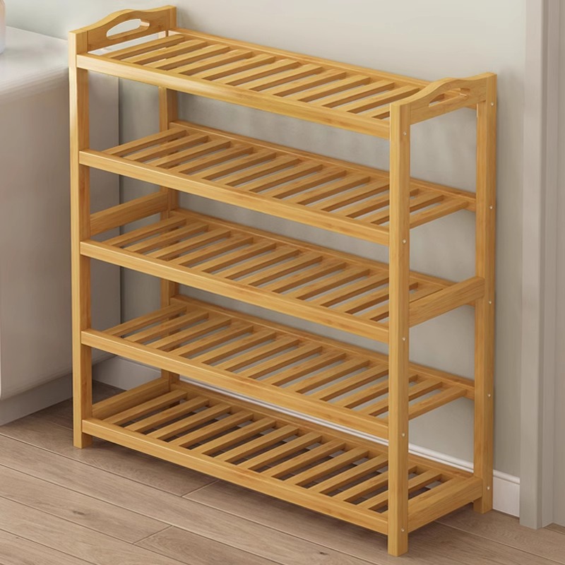 Shoe Rack Simple Household Entry Economical Rental Dormitory Door Shoe Cabinet Simple Wooden Multi-Layer Shelf Storage