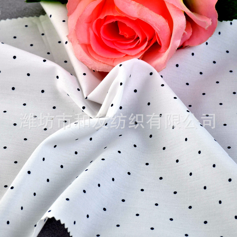 Combed Cotton Poplin Printed Cotton Fashion Women's Skirt Fabric Dress Cloth Baby Pajamas Fit Clothing
