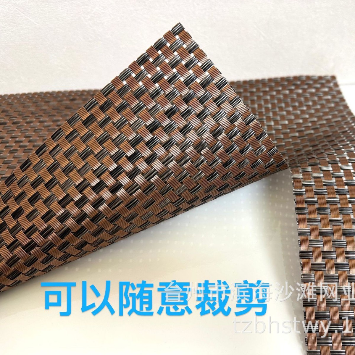 Pvc Teslin Woven Mesh Handbag Beach Net Outdoor Fence Pvc Mesh