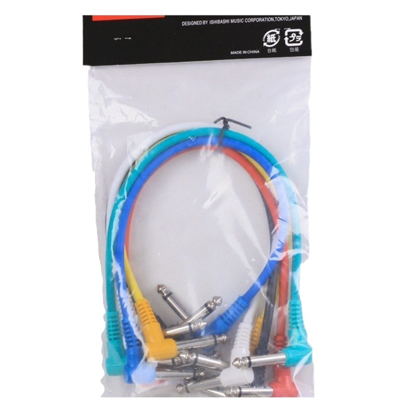 Picture of Effect device connection line guitar electric bass musical instrument 6.35 audio line electric speaker 6 color line