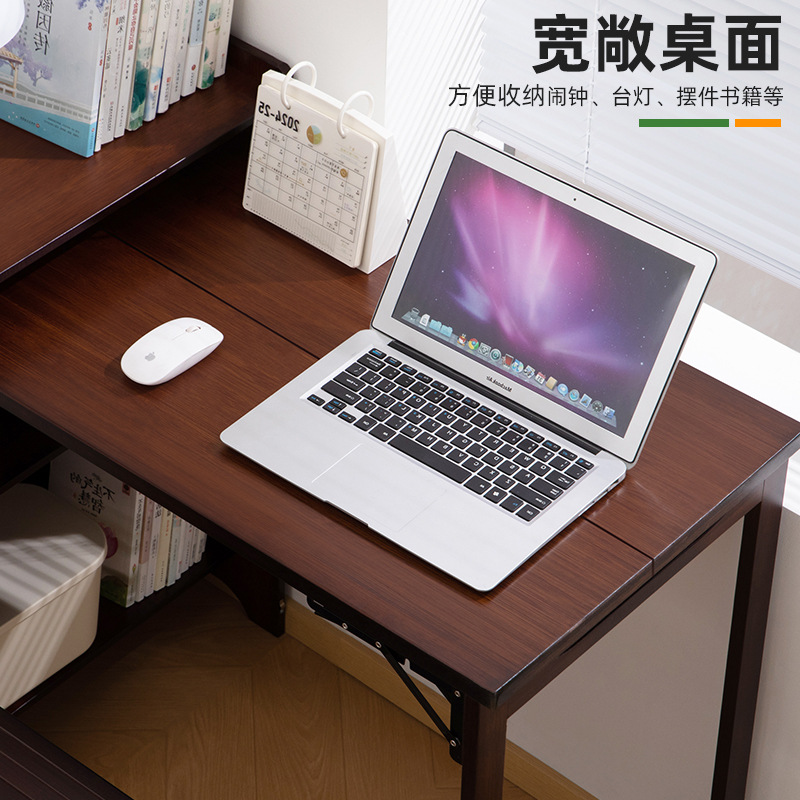 Picture of Foldable Student Desk and Chair Study Desk and Chair suit Home Computer Desk Desktop Table Simple Children's Study Desk