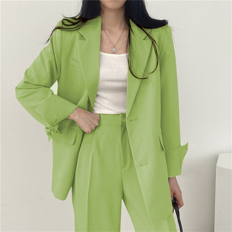 Picture of Suit Jacket High Sense Women's Spring and Autumn Design Sense Thin Niche Professional suit Temperament Slim-fit Small Suit Two-piece Set