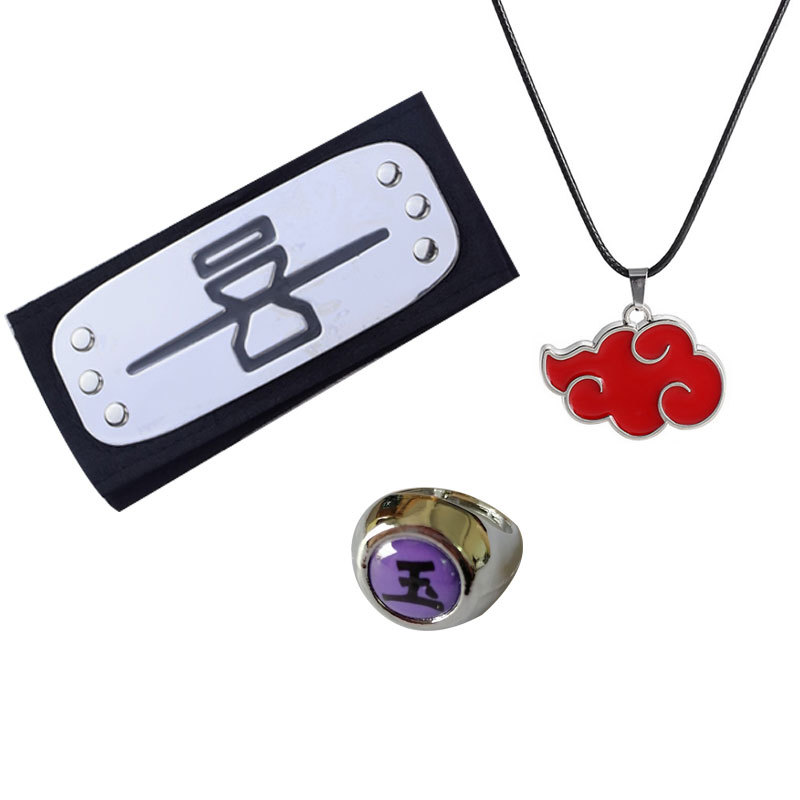 Picture of Anime Ninja Necklace Xiao Organization Skunk Zhu Ring Payne Zero Three Yu Nanqing Sentenced to Enduring Protection of Red Cloud Three-Piece Suit