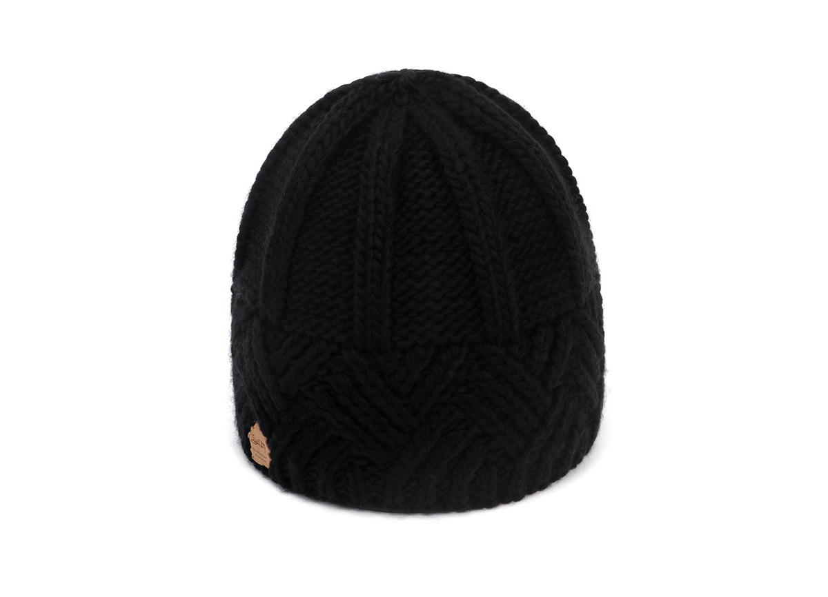Picture of Cross-border New European and American Retro Style Diamond Plaid Thick Needle Wool Knitted Hat Men's and Women's Fashion Autumn and Winter Wool Hat