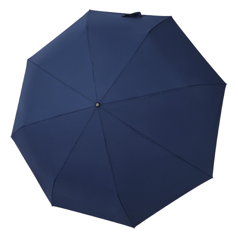 PARACHASE Flat Handle Oversized Automatic Umbrella 135cm30 Inch Three-Person Folding Umbrella Men's Korean-Style Business Umbrella