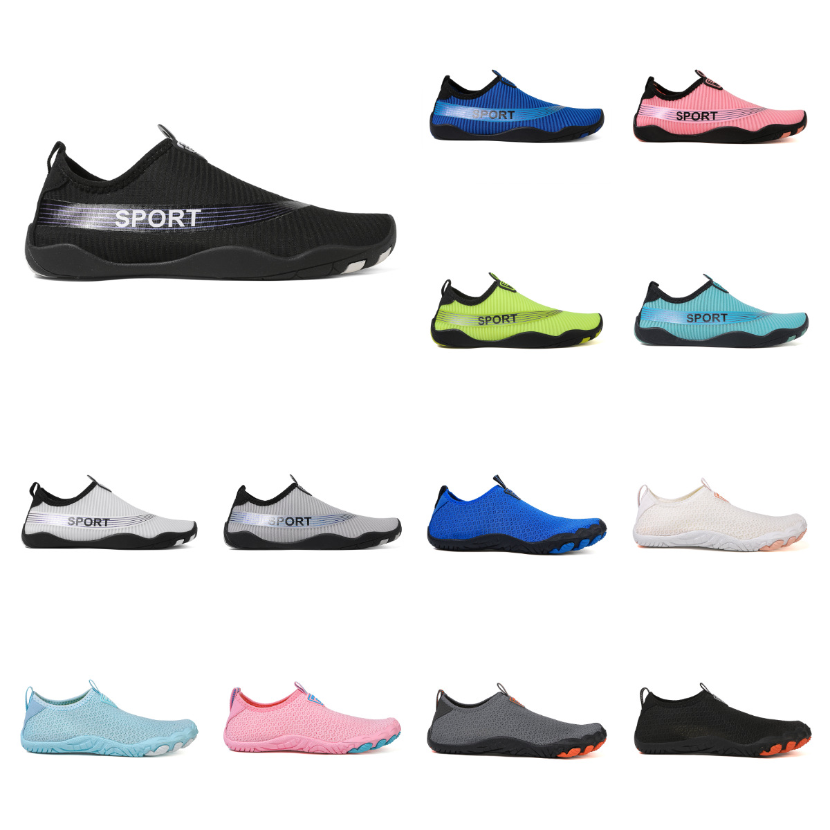 Picture of Cross-border new anti-slip river tracing shoes, summer climbing indoor fitness shoes, outdoor mountaineering beach shoes, sports swimming shoes