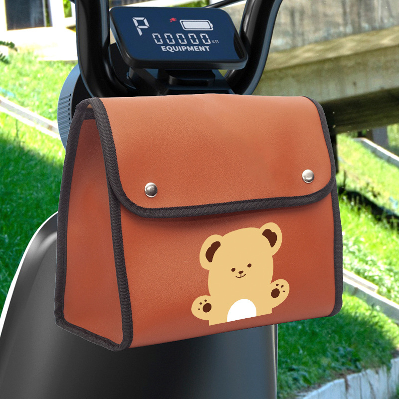 Picture of Electric Car Hanging Bag Front Rainproof Hanging Bag Bicycle Storage Bag Large Capacity Charger Storage Bag