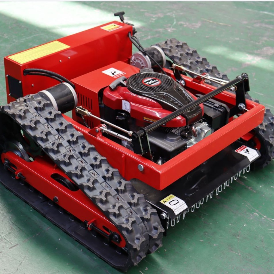 Meituo Supply Small Lawn Mower Garden River Embankment Street Weeding Machine Remote Control Crawler Grass Cracker