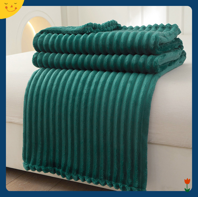 Cross-border blanket wholesale flannel blanket coral fleece nap blanket children's gift blanket summer thin air conditioning blanket