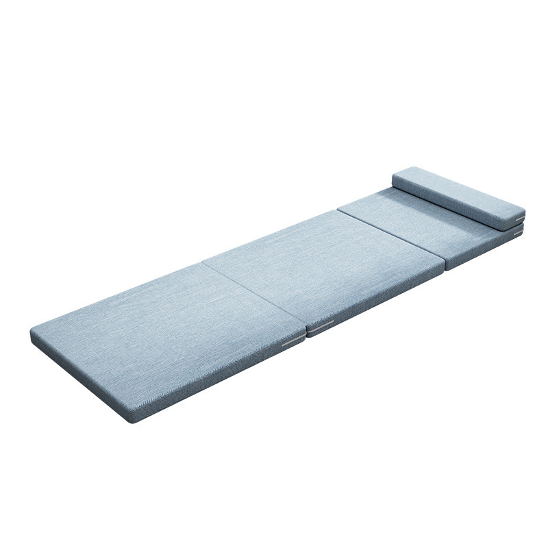 Picture of Folding Nap Floor Mat, Primary School Student Nap Mat, Moisture-Proof Office Floor Mat, High-Density Sponge Mattress
