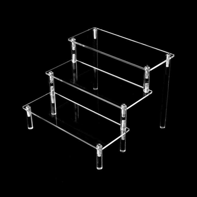 Acrylic Storage Rack Blind Box Storage Box Handheld Display Rack Doll Rack Display Box Storage Shelf Trapezoidal Display Rack