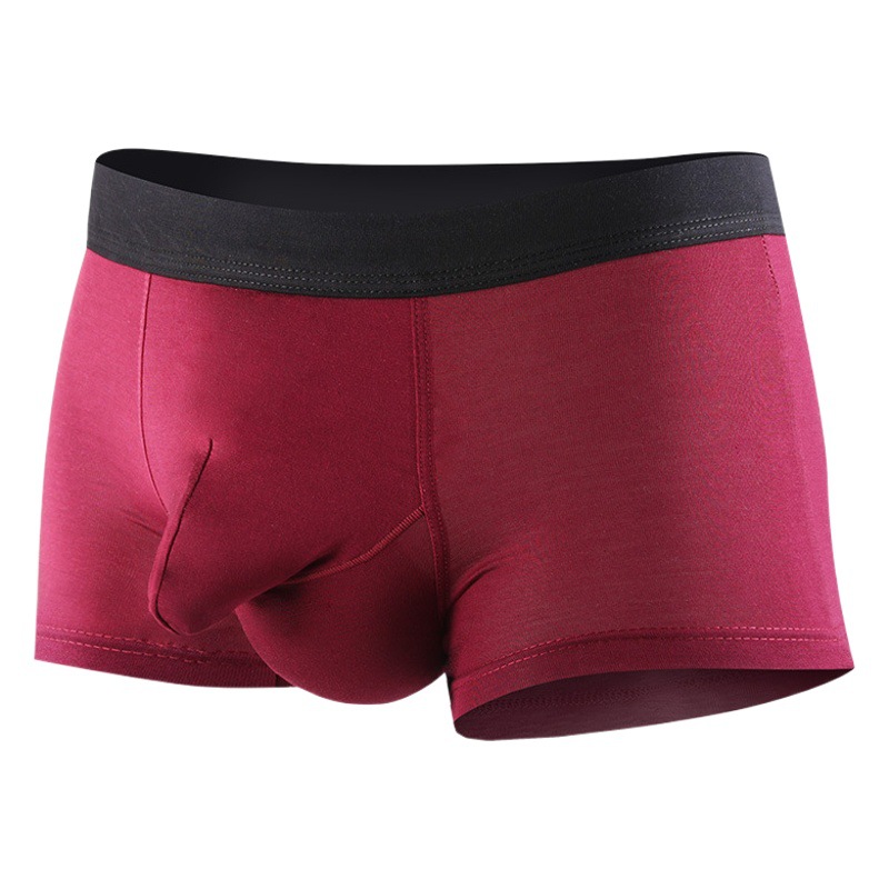 Men's Underwear Men's Bullet Four-Cord Shorts Spermatic Cord Separation Scrotum Pants Vein Bottom Pants Cropped Men's Boxer Pants