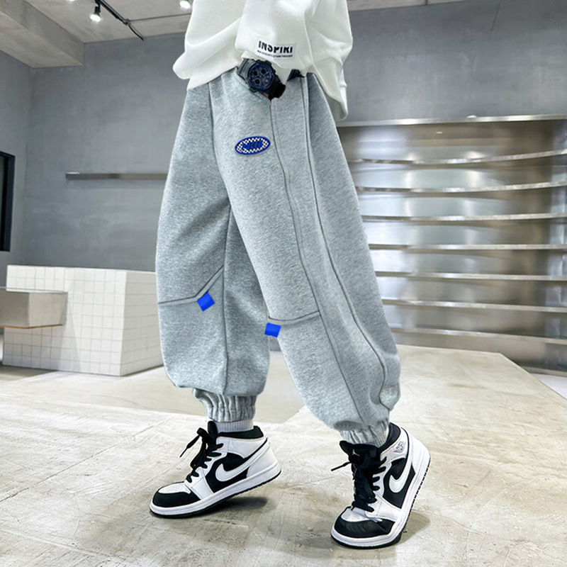 Picture of Boys' Lightweight Pants Spring and Autumn 2025 Children's Long Pants for Older Students Trendy Korean Style Sports Pants