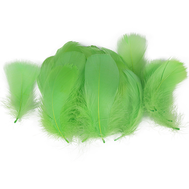 Picture of Special offer about 100 colored small floating feathers goose feather diy jewelry festival scene decoration filler feathers