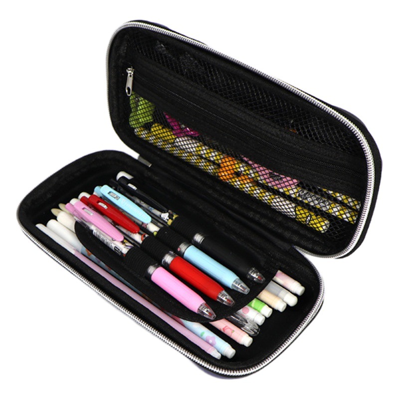 Three-Layer Eva 	 Large Capacity Cartoon Boys and Girls Children's Simple Car Pencil Case Stationery Bag Waterproof Storage Box