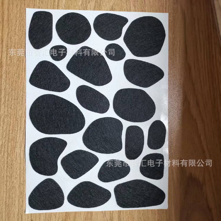 Picture of Cross-Border Popular Black Adhesive Felt Circles Dalmatian Stickers Christmas Felt Cow Stickers Halloween Party Essentials