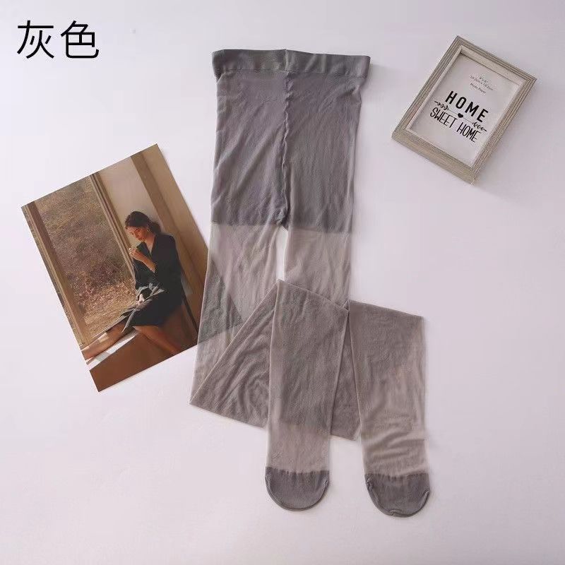 Picture of Hand-torn disposable stockings women's black easy-to-tear romantic gray pantyhose black silk hand-torn stockings flesh-colored transparent
