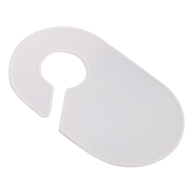 Cross-Border Ready-Stock Size Dividers Wardrobe Baby Closet Classification Tags Large Square Plastic Tags for Children's Clothing