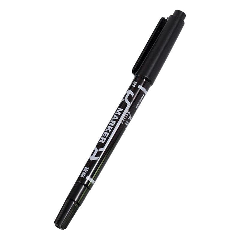 Small double-headed marker black double-headed marker 120 logistics Pen art painting water-based Gouxian pen wholesale