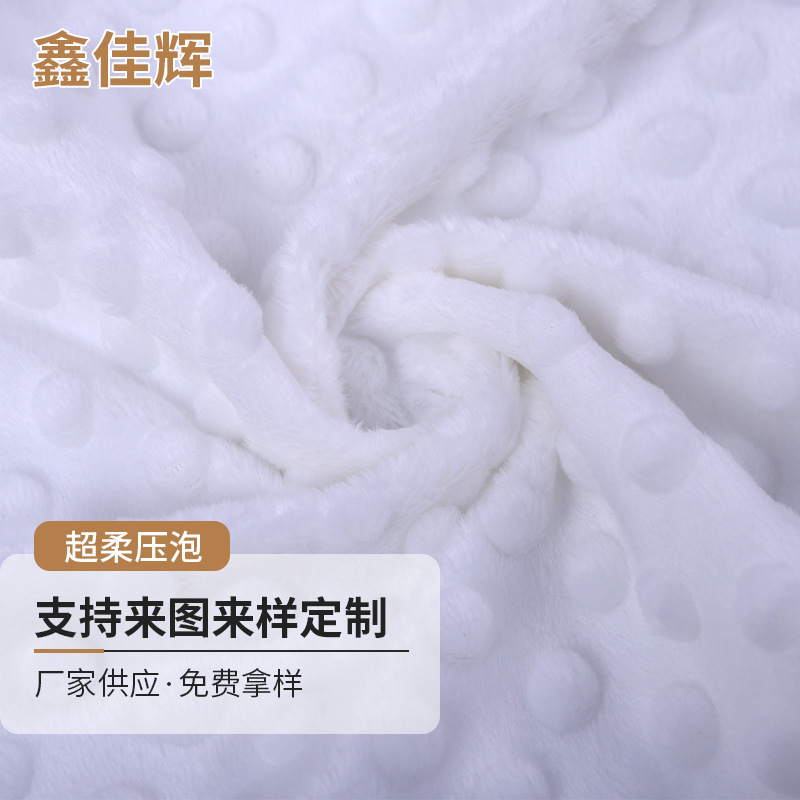 Super Soft Pressed Crystal Super Soft Pressed Instant Noodles Material Short Plush Baby Sleeping Bag Beanie Blanket Plush Clothing Velvet