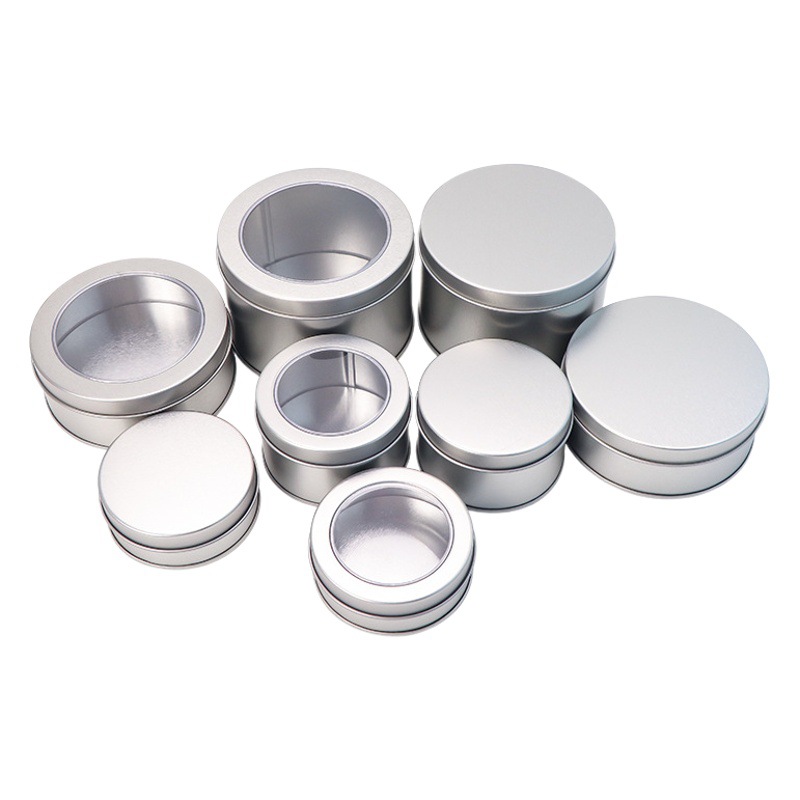 In-Stock Round Tea Tin Cans, Tin Boxes for Watches, Dice, Badges, Mousse Cake Tin Packaging Boxes