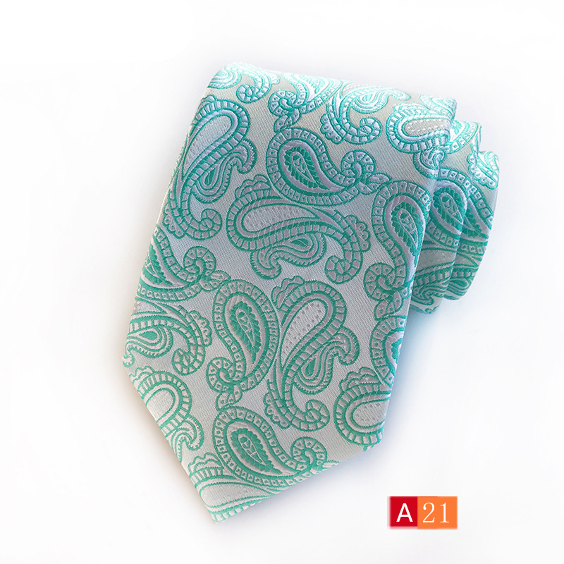 Picture of Source Factory Hot Jacquard Fabric Tie Men's Dress Business Suit Accessories Tie Wholesale