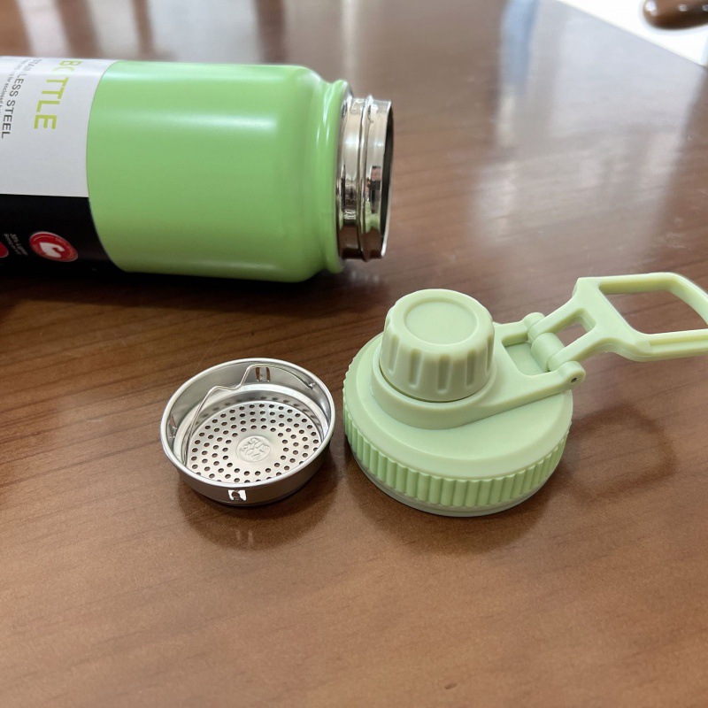 Picture of Cross-border explosions 304 outdoor handle kettle double stainless steel thermos cup gradient space kettle car kettle