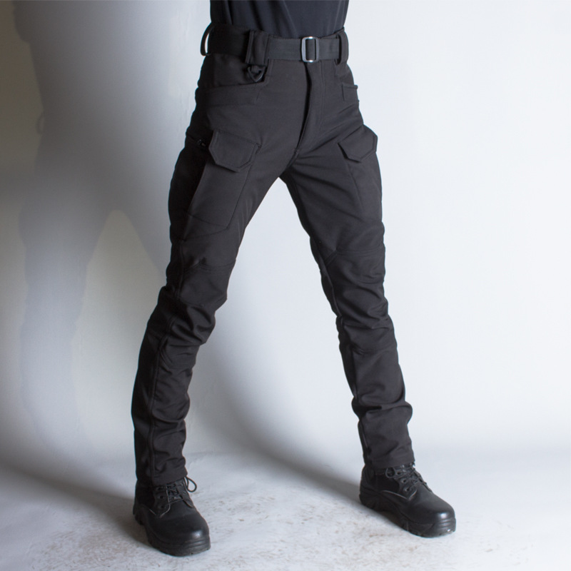 Picture of Archon IX7 Shell Casual Pants Men's Tooling Fleece Soft Shell Crane Pants Pants Outdoor Pants fleece-lined Warm and Waterproof