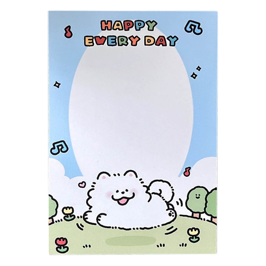 Tengyi Joint Authorized Cute Puppy Card Head Back Card High Color Value Out Card Packing Base Card Gift Packing Cardboard