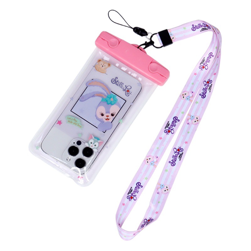 Cartoon mobile phone waterproof bag diving protective cover touch screen drifting swimming water park photo spot wholesale