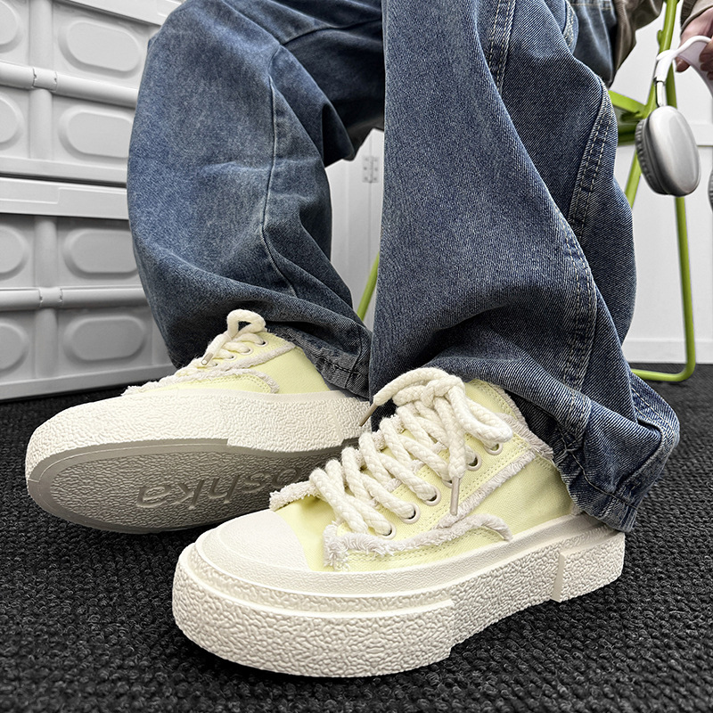 Shoes New Niche Design Men and Women Same Style Casual Skateboard Shoes Trendy Shoes Dopamine Color Cross-Border Trendy Shoes Canvas