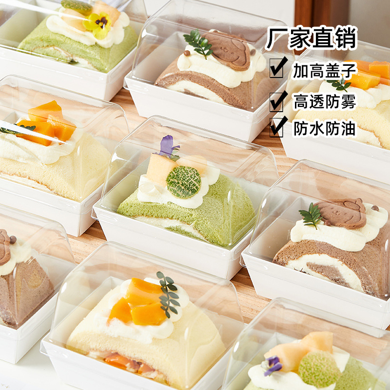 Internet Celebrated Towel Roll Quilt Roll Packing Box Cake Roll Dessert Cut Box Cut Baking West Point Packaging Box