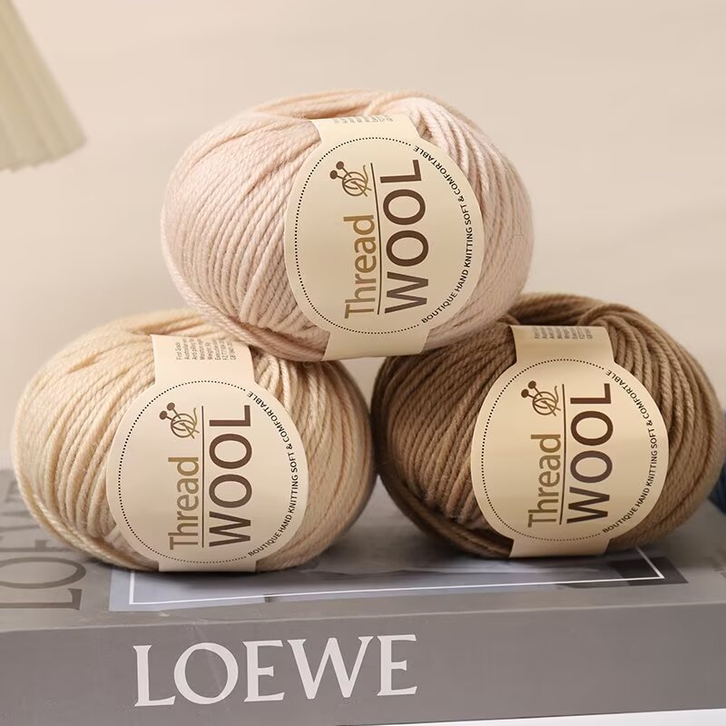 Wool yarn 290 medium coarse yarn, handmade yarn, DIY wool yarn, hand-knitted fiber, crochet yarn, woven yarn, wool manufacturer