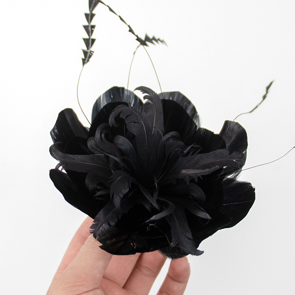 Simple and Stylish Feather Headpiece Bridal Hair Accessory Socialite Lady Annual Party Hair Ornament Ebay Aliexpress Supply