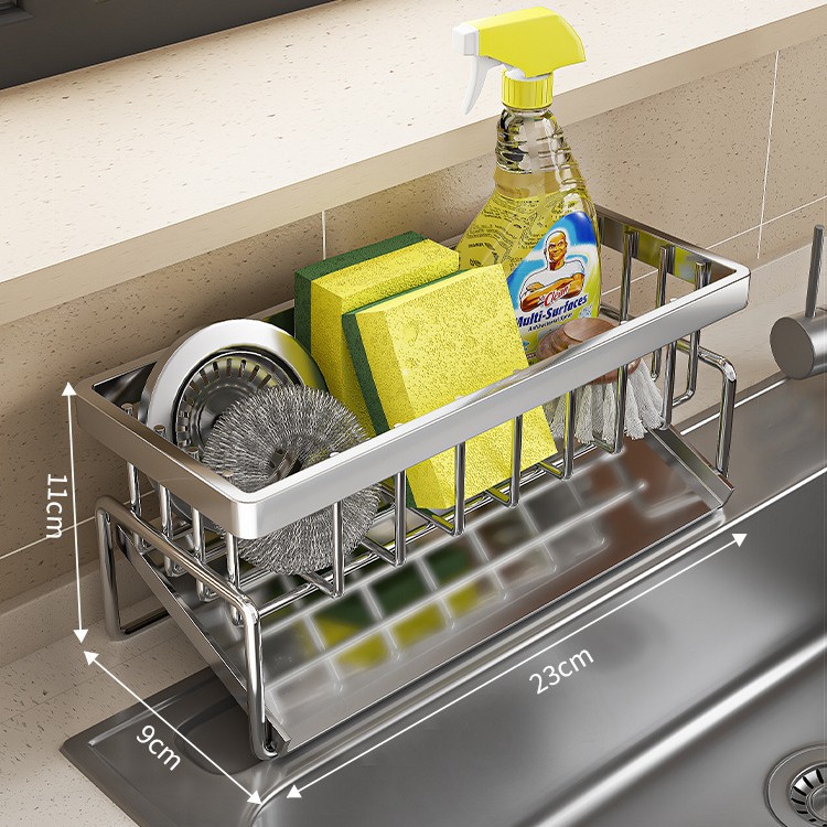 Picture of Manufacturer Supplies Kitchen Utensils Drain Basket Household Multi-Functional Drain Rack Multi-Layer Rag Rack Cross-Border Drain Basket