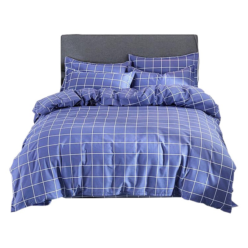 Bed Four-piece Set Cotton Pure Cotton Three-piece Set Bedding Student Dormitory Apartment Home Quilt Cover Bed Sheet Bedding