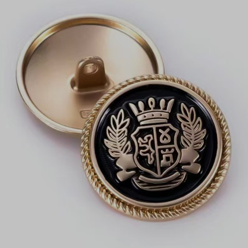 Picture of Metal Buttons for Coats, Suits, Trench Coats, Cufflinks, Men's Tops, Women's Waist-Cinching Pants Buttons, High-End Alloy
