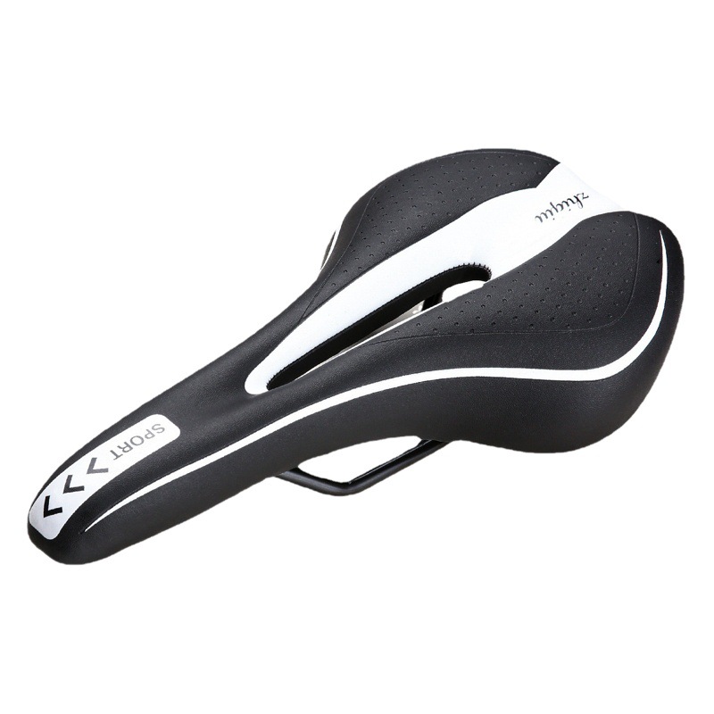 Cross-Border Quality Bicycle Seat Cushion, Colorful Hollow Solid Tooth Mountain Saddle, Road Bicycle Bag Cushion Chair, Soft and Comfortable