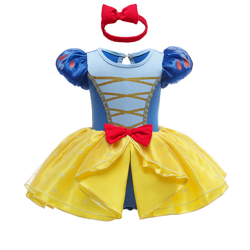 Picture of Halloween Children's Clothing, Short-Sleeved Pullover, Baby Baby Hooded Princess Jumpsuit, Romper Dress