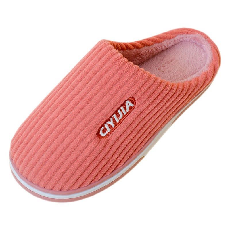Picture of Slippers autumn and winter warm home couple cotton slippers thickened non-slip cross-border wholesale winter plush cotton slippers cross-border