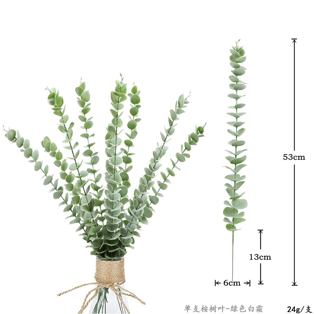 Picture of Cross-Border Simulated Green Plants Eucalyptus Leaves Amazon Simulated Plants Wholesale Eucalyptus Leaves Ins Decoration Home Wedding