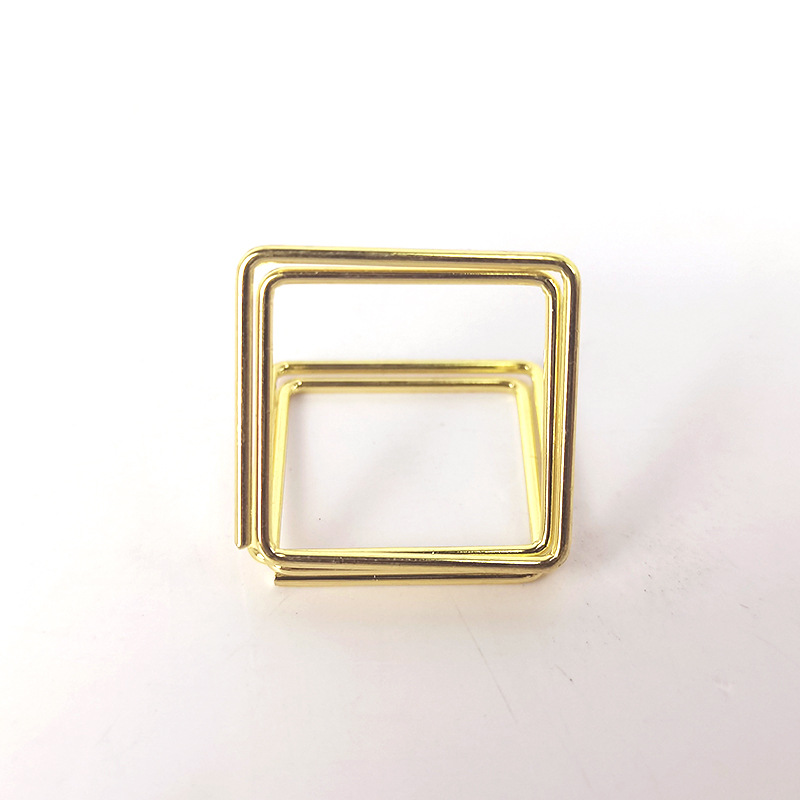 Picture of Spot double love note clip triangle business card clip desktop message clip heart-shaped photo clip hotel seat clip