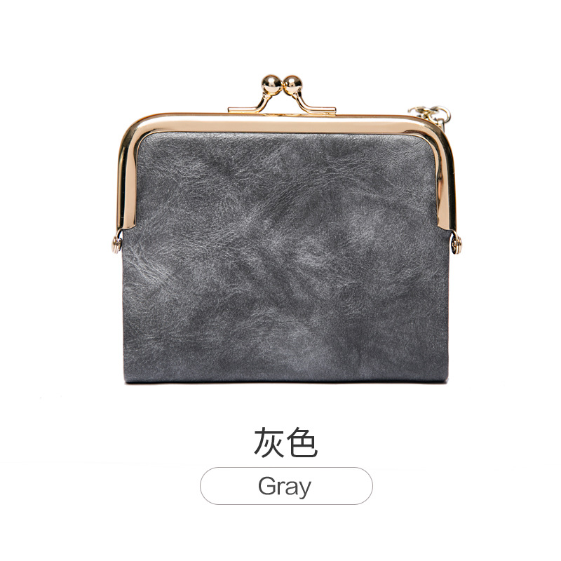 Picture of Phase Printed Leather Short Wallet for Women 2024 New Clip Coin Purse Retro Multi-Functional Foldableing Wallet Card Bag for Women